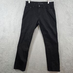 Mott & Bow Straight Barclay Black Jeans 5-Pocket Men's Size 30x32